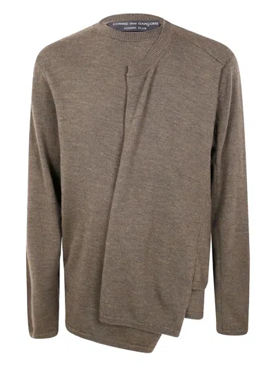 COMME DES GARÇONS HOMME DEUX ASYMMETRIC SWEATER
