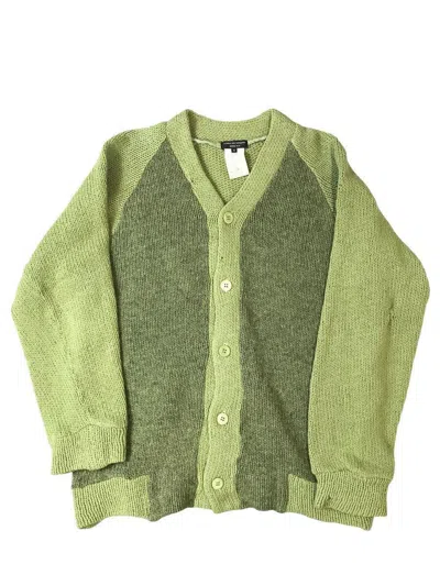 Pre-owned Comme Des Garçons Homme Deux Aw99 Knit Cardigan In Green