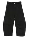 Comme Des Garçons Homme Deux Balloon-leg Trousers In Black