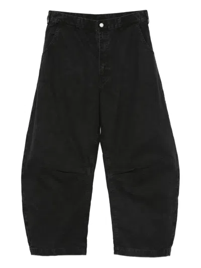 Comme Des Garçons Homme Deux Balloon-leg Trousers In Black