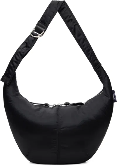 Comme Des Garçons Homme Deux Black Cotton Nylon Double Tweel Bag