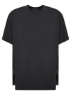 Comme Des Garçons Homme Deux Black Cotton T-shirt In Black