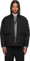 Comme Des Garçons Homme Deux Black Goldwin Edition Double Layer Windstopper Down Jacket In Black