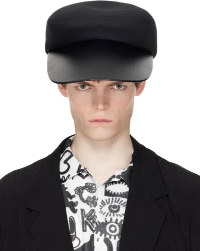 Comme Des Garçons Homme Deux Black Hizume Edition Faux-leather Cap
