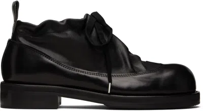 Comme Des Garçons Homme Deux Black Kids Love Gaite Edition Leather Derbys In Multi