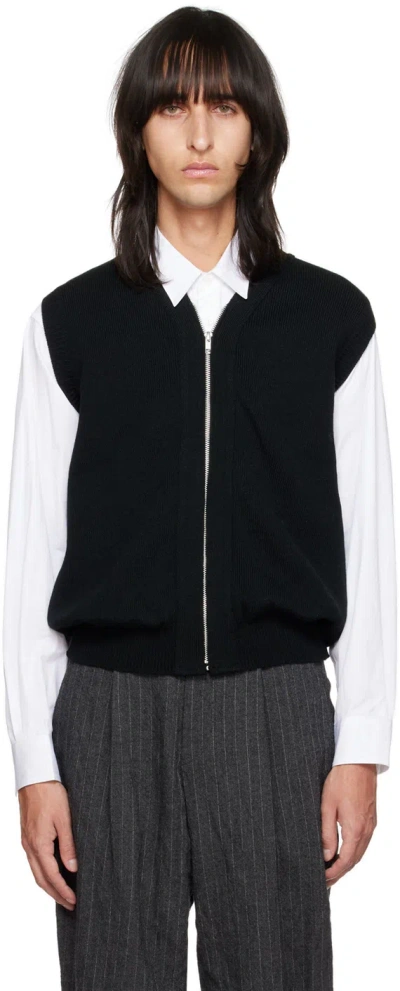 Comme Des Garçons Homme Deux Black Lochaven Of Scotland Edition Vest In 1 Black
