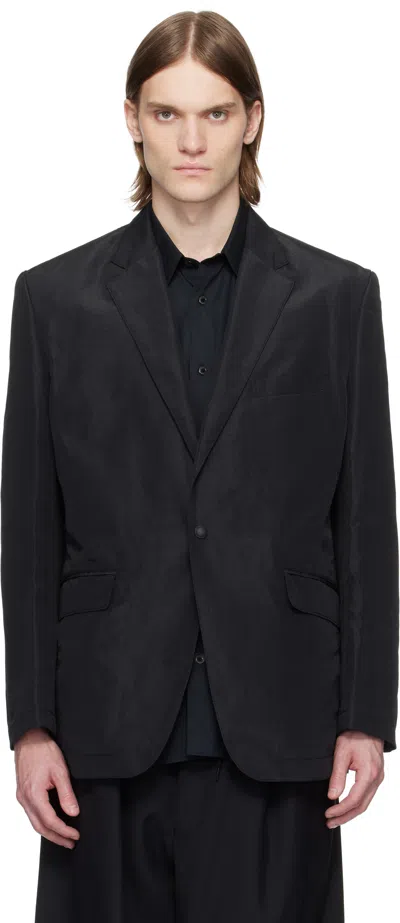 Comme Des Garçons Homme Deux Black Notched Lapel Blazer