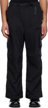 Comme Des Garçons Homme Deux Black Oxford Cargo Pants In Black