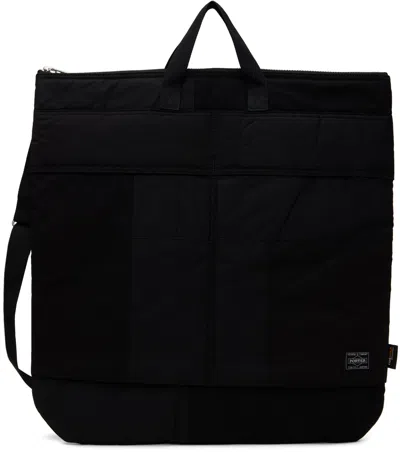 Comme Des Garçons Homme Deux Black Porter Edition Helmet Tote In 1 Black