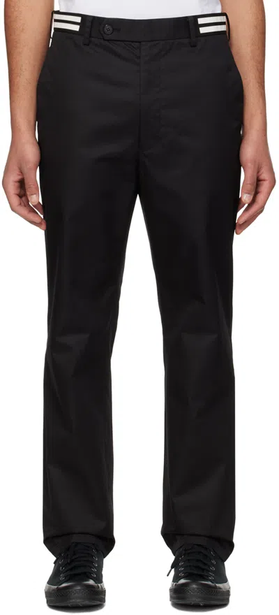 Comme Des Garçons Homme Deux Black Reflective Trousers In 1 Black