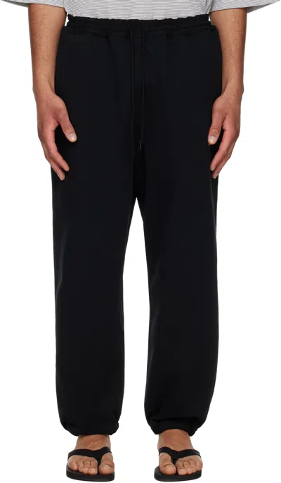 Comme Des Garçons Homme Deux Black Terry Cloth Sweatpants