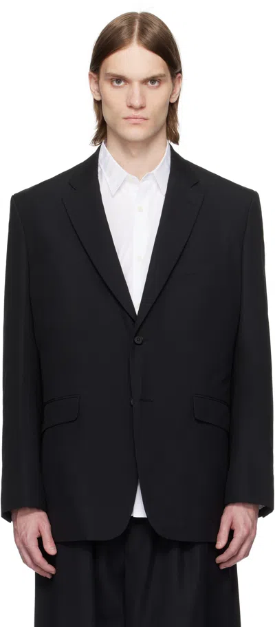 Comme Des Garçons Homme Deux Black Wool Blazer