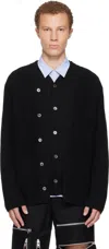 Comme Des Garçons Homme Deux Man Black Sweatshirts In Black