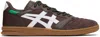 Comme Des Garçons Homme Deux Brown Asics Edition Sportstyle Soccer Sneakers In Brown