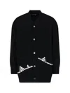 Comme Des Garçons Homme Deux Comme Des Garçons Homme Plus Button Detail Sweater In Black  