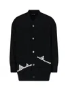 Comme Des Garçons Homme Deux Comme Des Garçons Homme Plus Button Detail Sweater In Black