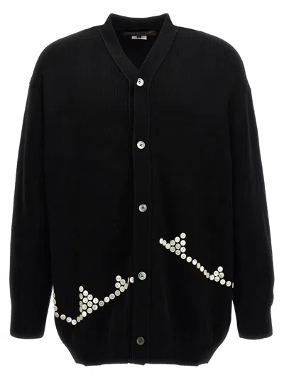 COMME DES GARÇONS HOMME DEUX BUTTON DETAIL SWEATER