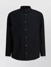 Comme Des Garçons Homme Deux Button-down Long Sleeve Shirt Featuring Pocket In Black