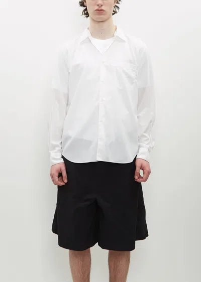 Comme Des Garçons Homme Deux Button Down Shirt In White