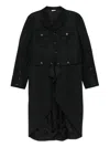 Comme Des Garçons Homme Deux Button-fastening Flap-pocket Coat In Black