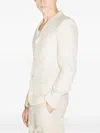Comme Des Garçons Homme Deux Button-fastening Notched-lapel Blazer In Neutral