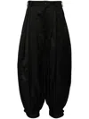 Comme Des Garçons Homme Deux Comme Des Garçons Homme Plus Pleated Trousers In Black