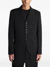 Comme Des Garçons Homme Deux Buttoned Pocket Jacket In Black