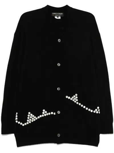 Comme Des Garçons Homme Deux Buttons Cardigan In Black