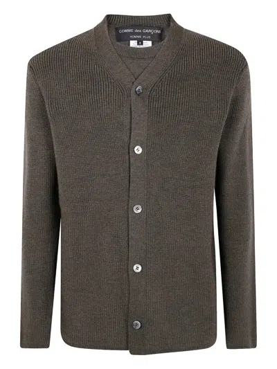 COMME DES GARÇONS HOMME DEUX CARDIGAN,PP.N008 0512 KHAKI