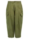 Comme Des Garçons Homme Deux Cotton Cargo Pants In Green