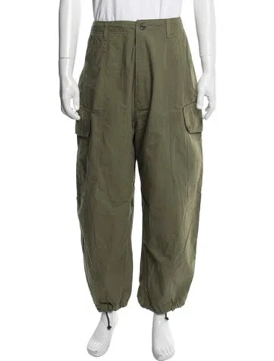 Pre-owned Comme Des Garçons Homme Deux Cargo Pants In Green