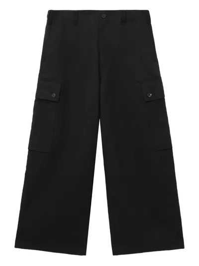 Comme Des Garçons Homme Deux Cargo-pocket Trousers In Black