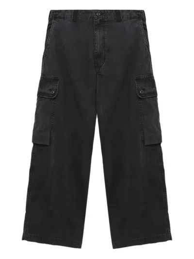 Comme Des Garçons Homme Deux Cargo Pocket Trousers In Black