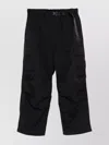 Comme Des Garçons Homme Deux Cargo Pocket Wide Leg Trousers With Belt In Black