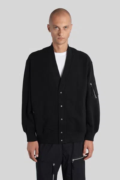 Comme Des Garçons Homme Deux Button-fastening Pocket Cardigan In Black