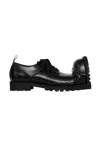Comme Des Garçons Homme Deux Cdg Homme Plus X Kids Love Gaite Crushed-toe Derby Black In Black