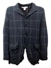 Comme Des Garçons Homme Deux Checked Shirt Jacket In Multi