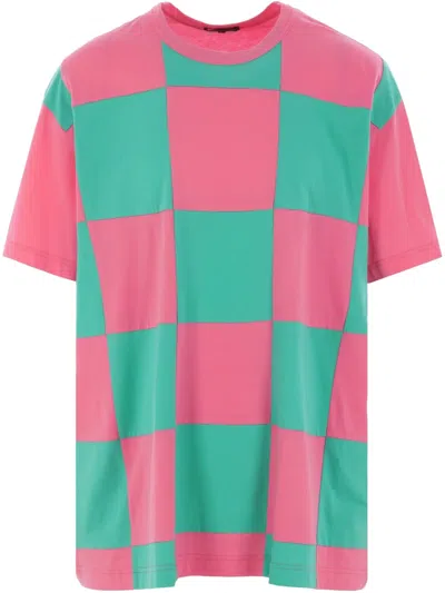 COMME DES GARÇONS HOMME DEUX CHECKED T-SHIRT