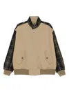Comme Des Garçons Homme Deux Checked Zip Jacket In Neutrals
