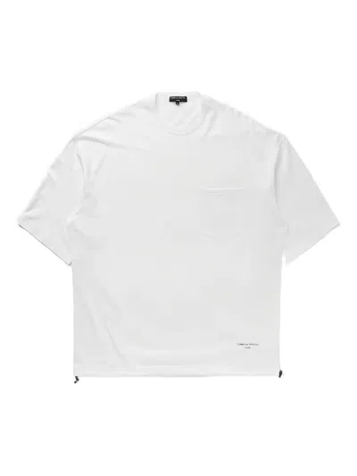 Comme Des Garçons Homme Deux Chest-pocket T-shirt In White