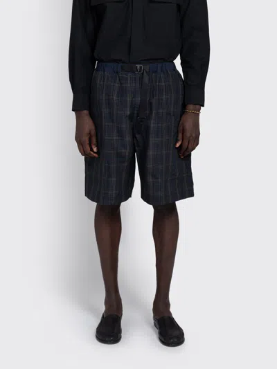 Comme Des Garçons Homme Deux Climbing Shorts In Blue