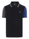 Comme Des Garçons Homme Deux Colour-block Logo Polo Shirt In Animal Print