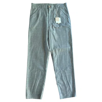 Pre-owned Comme Des Garçons Homme Deux Comme Des Garçons Grey Wool Trousers Pants, Size Medium In Gray
