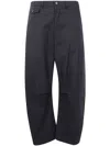 Comme Des Garçons Homme Deux Relaxed Fit Trousers Side Pockets In Black