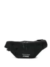 Comme Des Garçons Homme Deux Cordura Cdg Homme Logo Belt Bag In Black