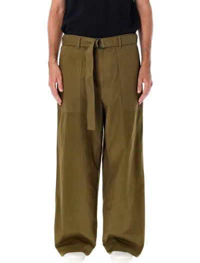 Comme Des Garçons Homme Deux Comme Des Garçons Homme Belted Cargo Pants In Brown