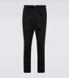 Comme Des Garçons Homme Deux Belted Technical Pants In Black