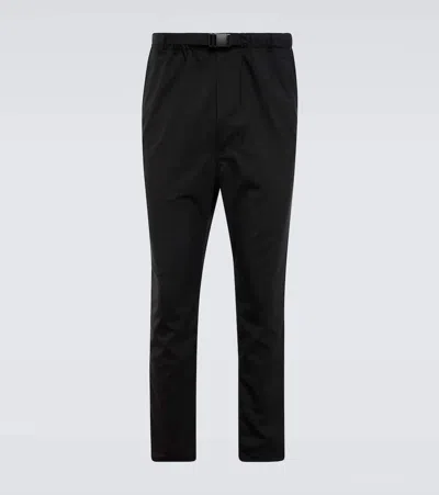 Comme Des Garçons Homme Deux Belted Technical Pants In Black