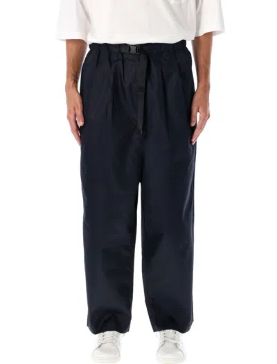 Comme Des Garçons Homme Deux Comme Des Garçons Homme Relaxed Drawstring Trousers In Navy