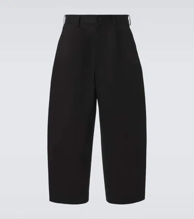 Comme Des Garçons Homme Deux Cotton Chinos In Black